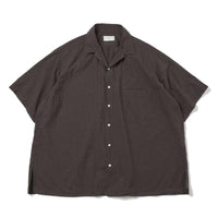 HERILL 26SS  Lawn Check Open Collar Shirts
