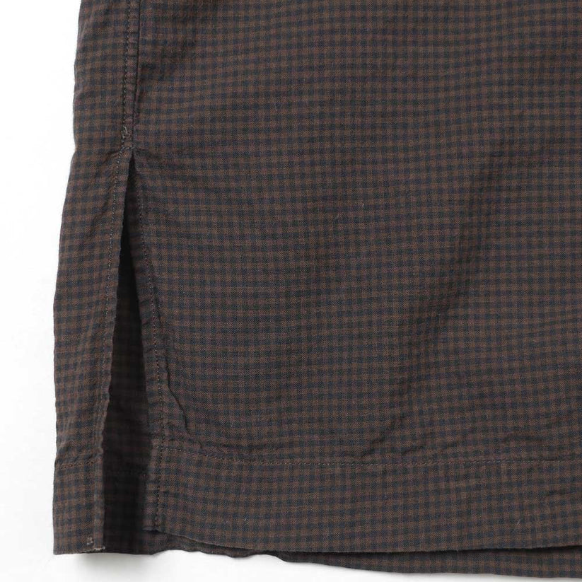 HERILL 26SS  Lawn Check Open Collar Shirts