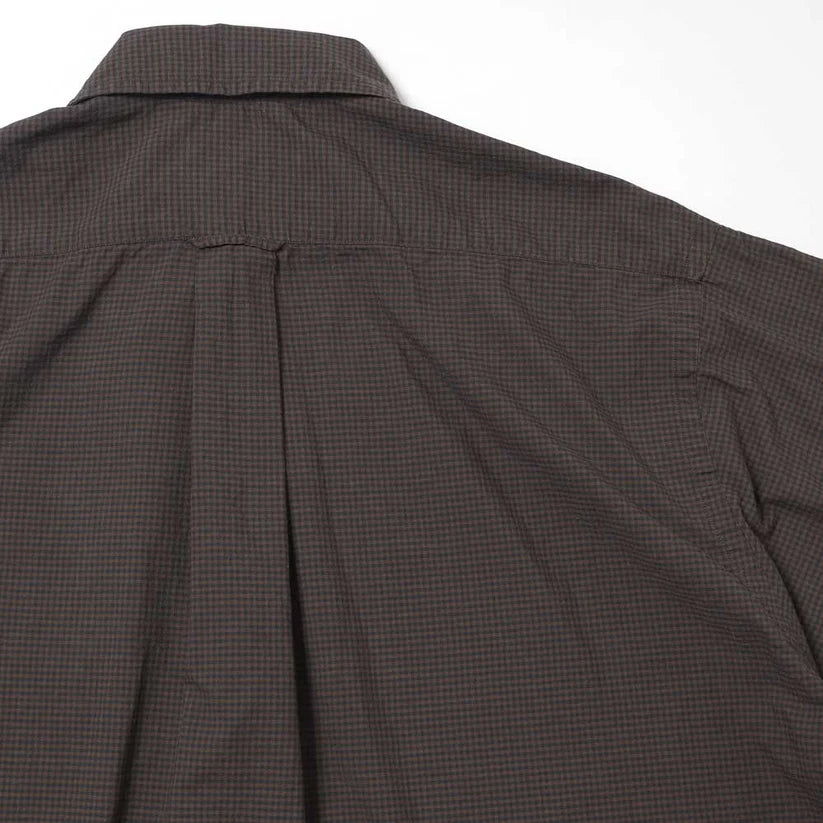 HERILL 26SS  Lawn Check Open Collar Shirts