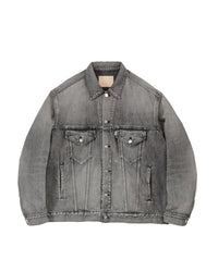 Graphpaper / Selvage Denim Trucker Jacket -LIGHT FADE-