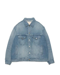 Graphpaper / Selvage Denim Trucker Jacket -LIGHT FADE-