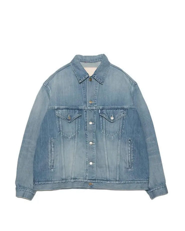 Graphpaper / Selvage Denim Trucker Jacket -LIGHT FADE-