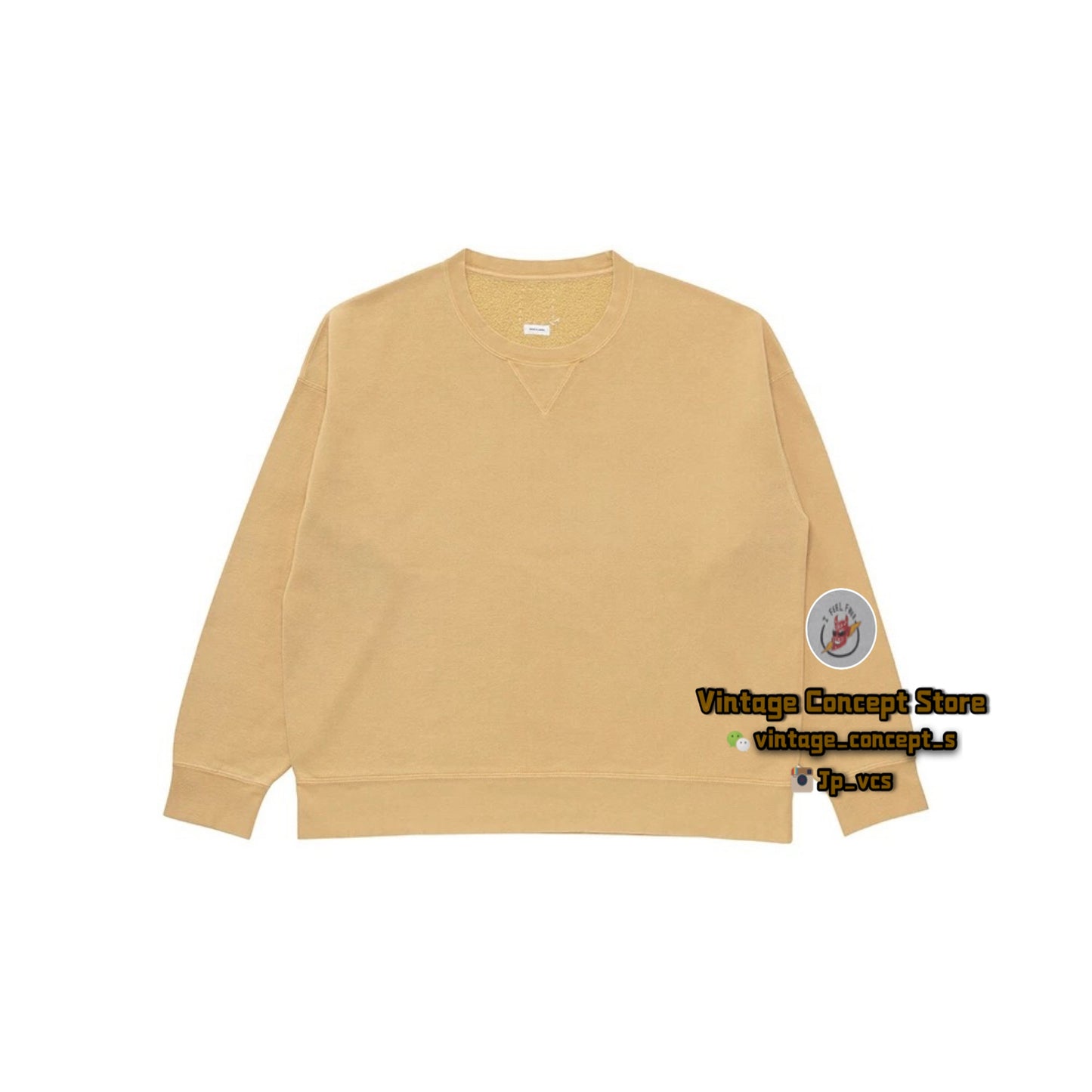 visvim 24AW JUMBO SB SWEAT L/S DMGD (U.D.)