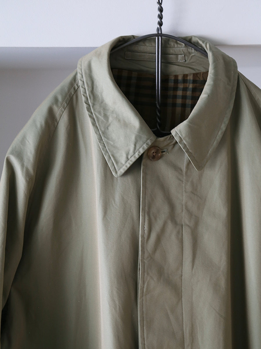blurhms 26SS Cotton Gabardine Balmacaan Coat