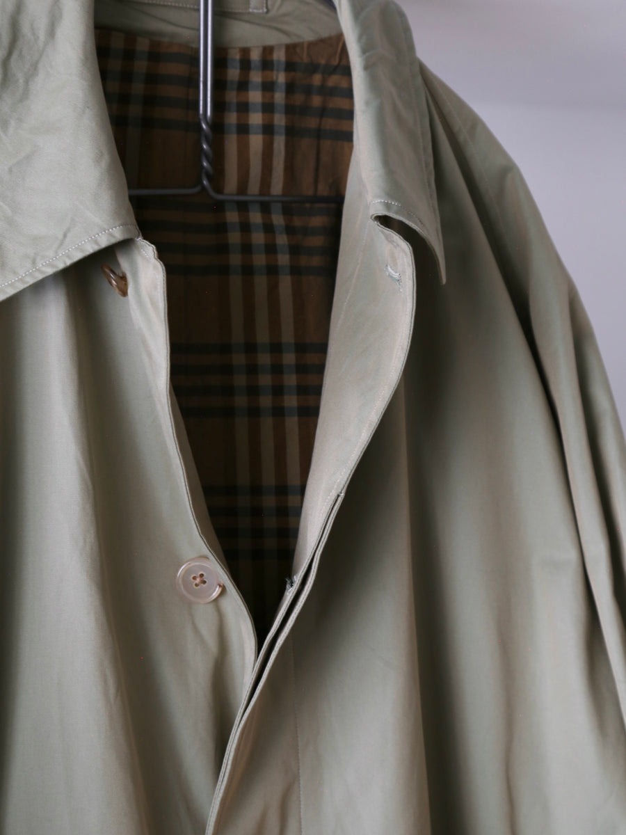 blurhms 26SS Cotton Gabardine Balmacaan Coat