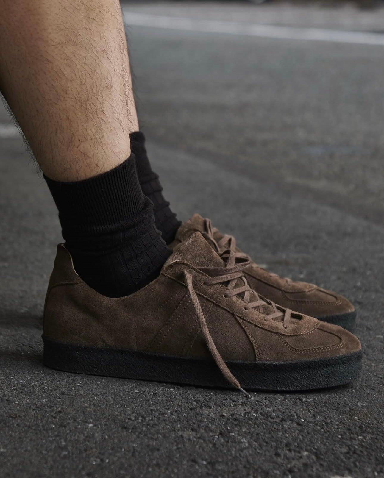 ROF x hobo / GERMAN TRAINER COW SUEDE by REPRODUCTION OF FOUND