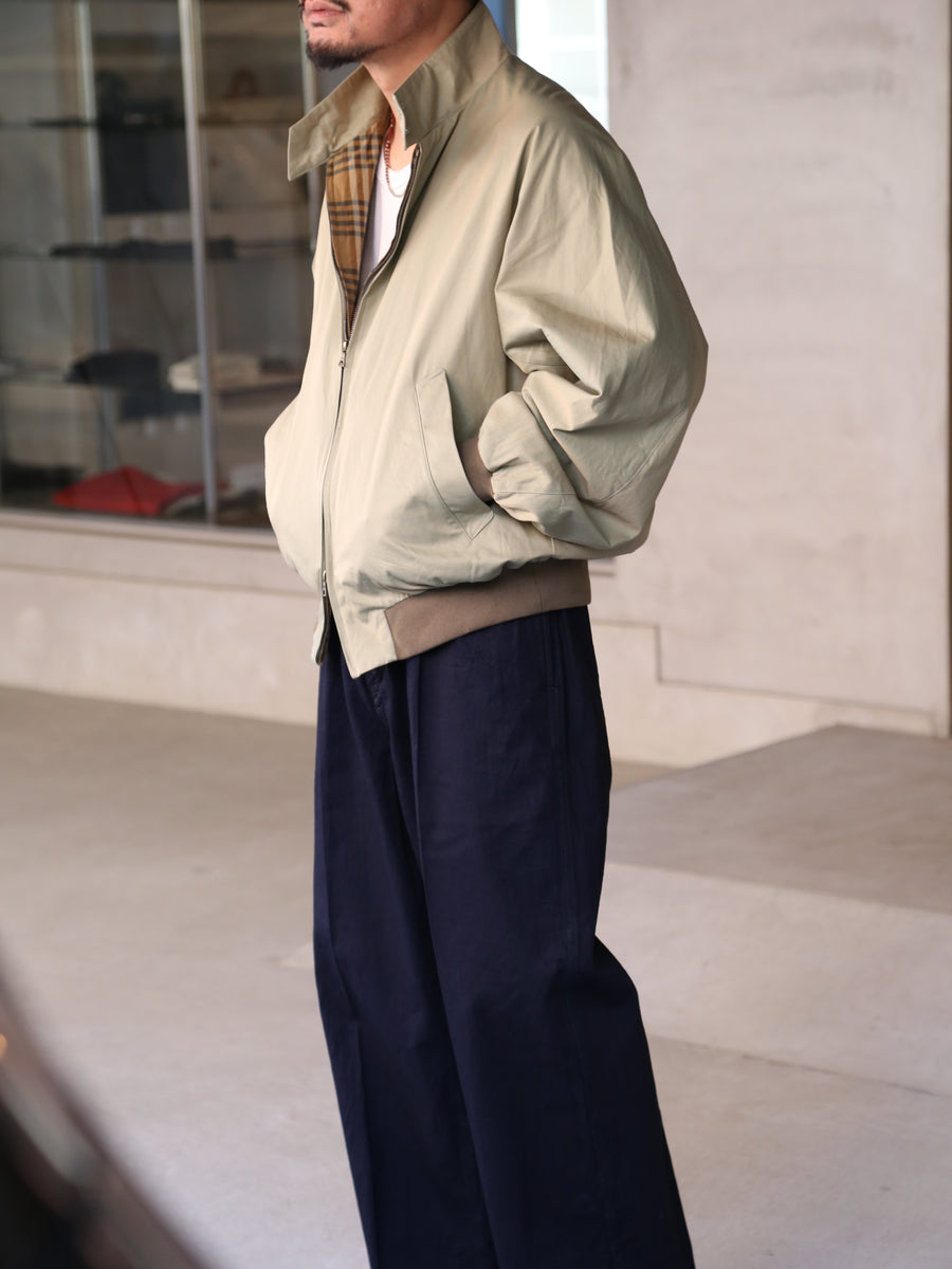 blurhms 26SS Cotton Gabardine Harrington Jacket