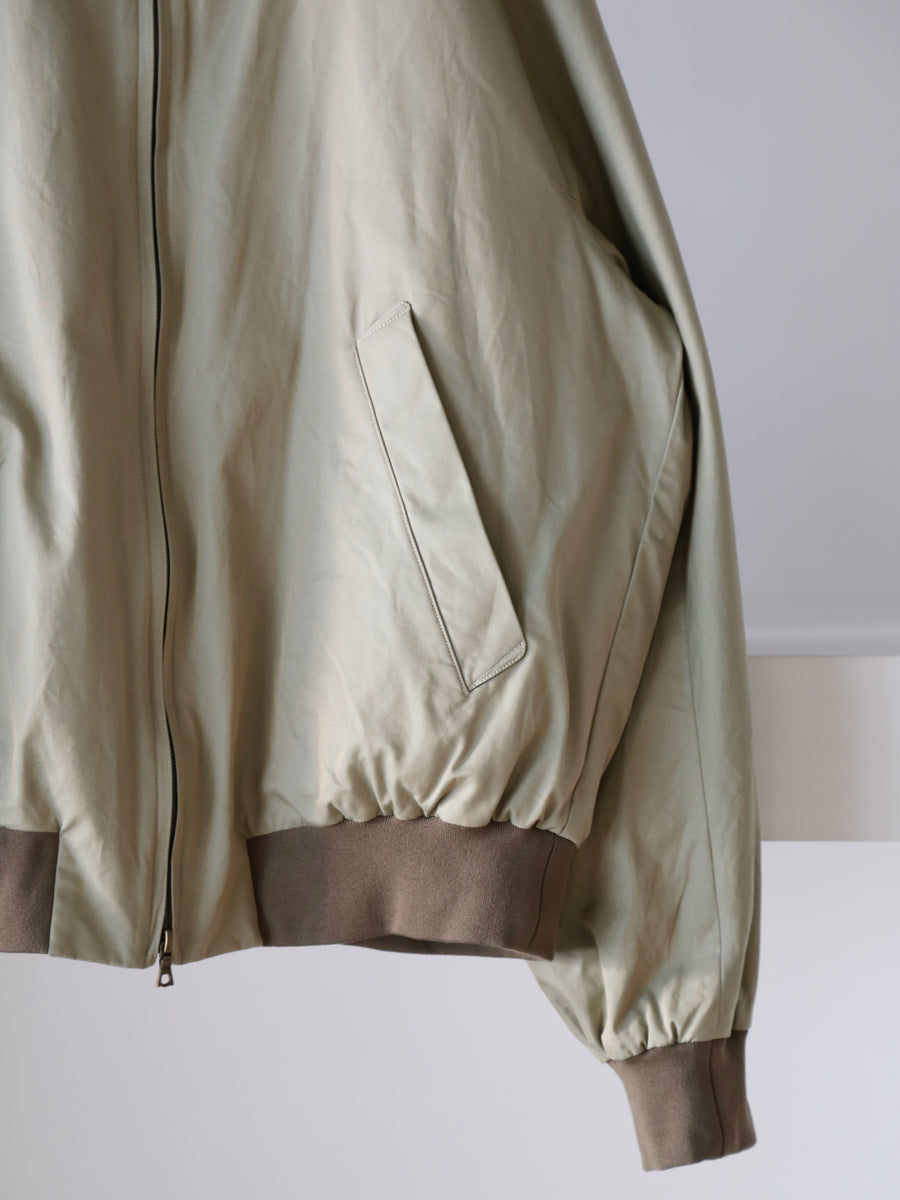 blurhms 26SS Cotton Gabardine Harrington Jacket