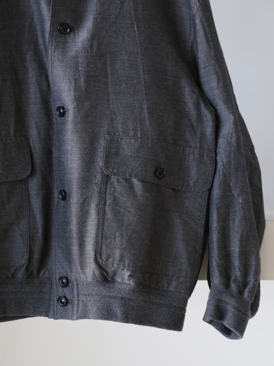 blurhms 26SS Silk-Wo-Co Driving Jacket
