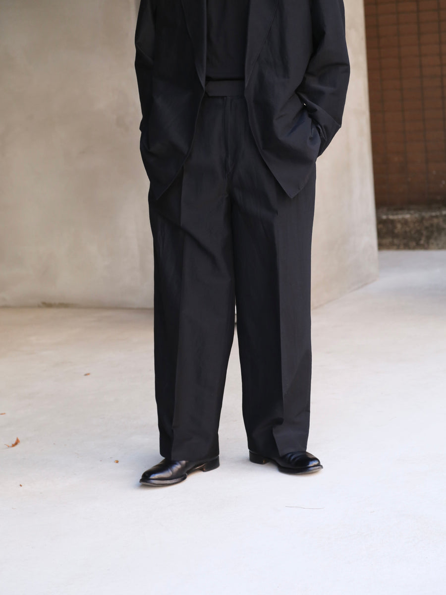 blurhms 26SS Silk-Wo-Co Two-tuck Slacks