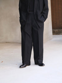 blurhms 26SS Silk-Wo-Co Two-tuck Slacks