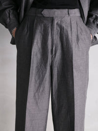 blurhms 26SS Silk-Wo-Co Two-tuck Slacks