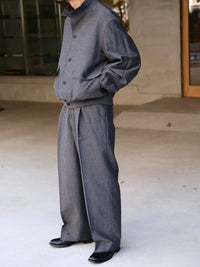 blurhms 26SS Silk-Wo-Co Two-tuck Slacks