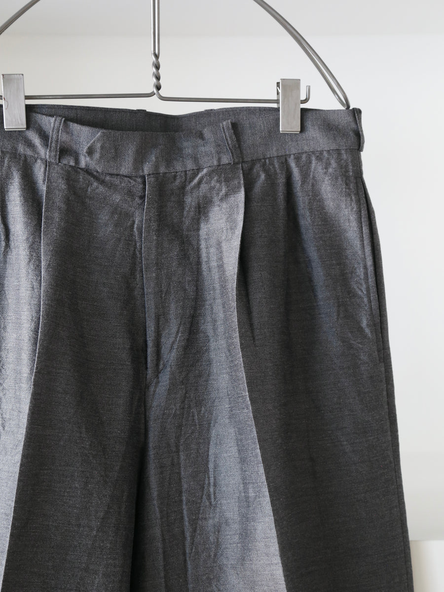 blurhms 26SS Silk-Wo-Co Two-tuck Slacks