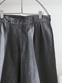 blurhms 26SS Silk-Wo-Co Two-tuck Slacks