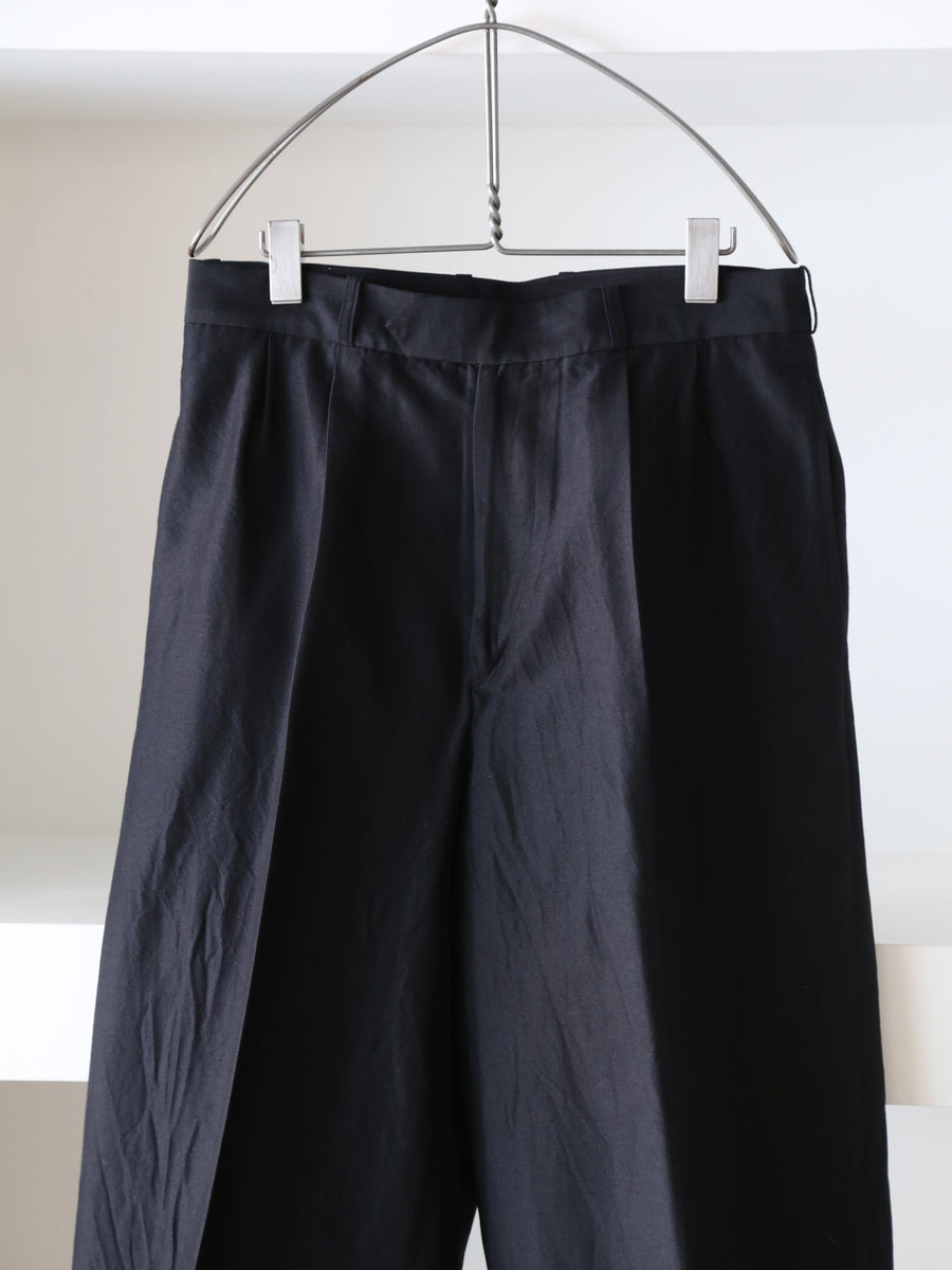blurhms 26SS Silk-Wo-Co Two-tuck Slacks
