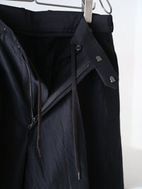 blurhms 26SS Silk-Wo-Co Two-tuck Slacks