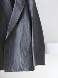blurhms 26SS Silk-Wo-Co Peaked Lapel Cardigan Jacket