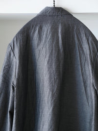 blurhms 26SS Silk-Wo-Co Peaked Lapel Cardigan Jacket