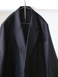 blurhms 26SS Silk-Wo-Co Peaked Lapel Cardigan Jacket