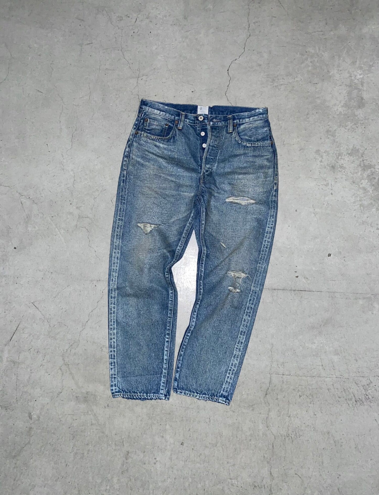 New Manual / #017 LV 61’s TAPERED JEANS DAMAGED