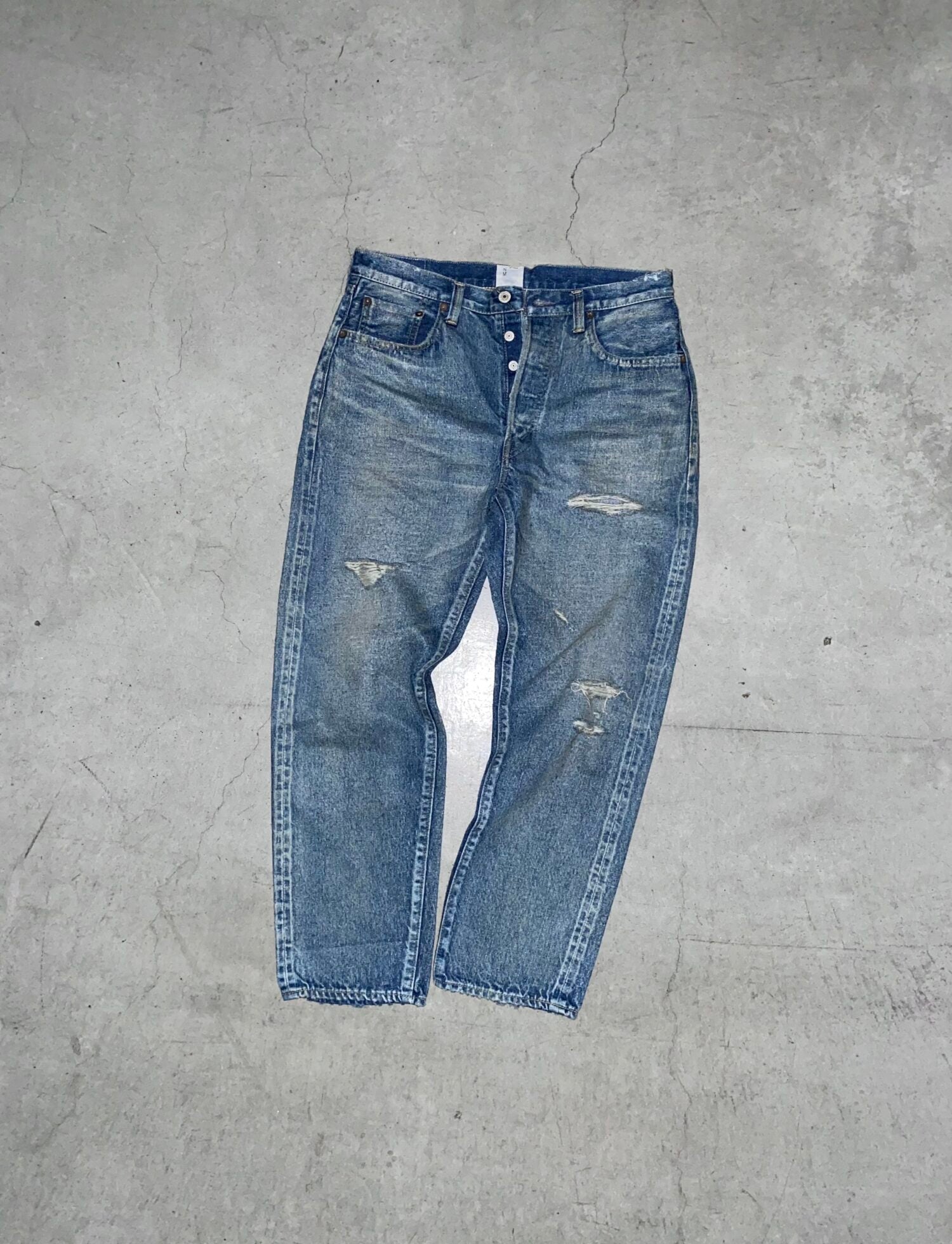 New Manual / #017 LV 61’s TAPERED JEANS DAMAGED