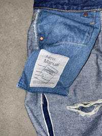 New Manual / #017 LV 61’s TAPERED JEANS DAMAGED