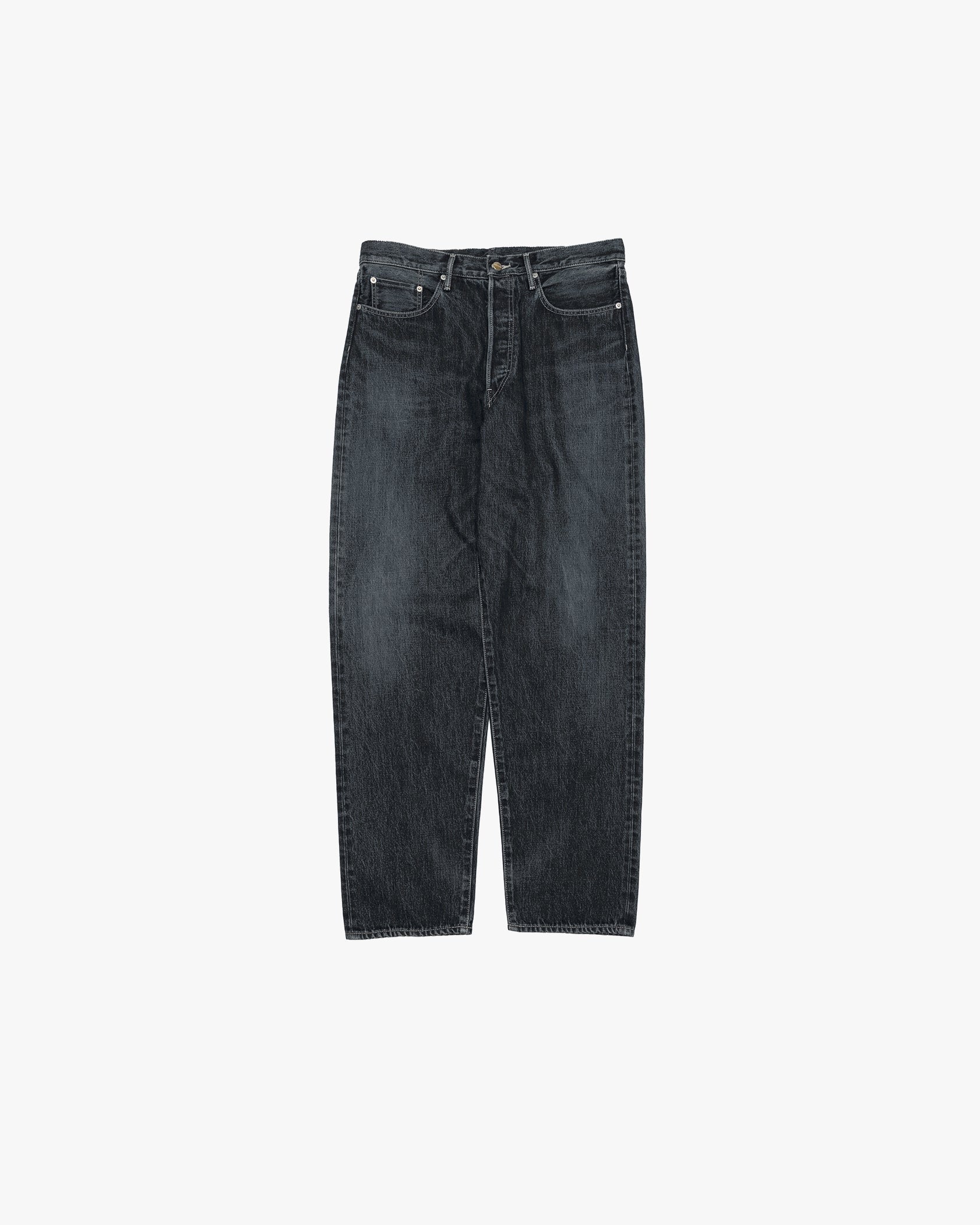 Graphpaper / Selvage Denim Five Pocket Tapered Pants -DARK FADE-