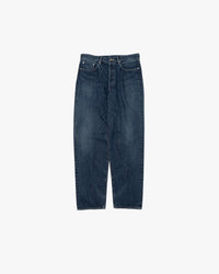 Graphpaper / Selvage Denim Five Pocket Tapered Pants -DARK FADE-