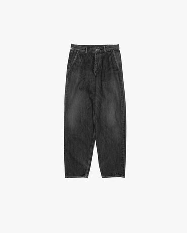 Graphpaper / Selvage Denim Two Tuck Tapered Pants -DARK FADE-