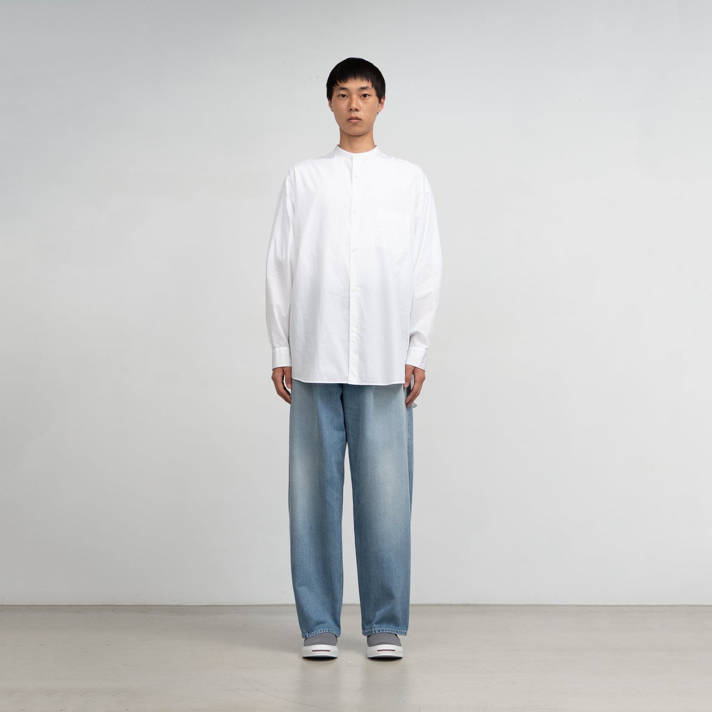 Graphpaper / Selvage Denim Two Tuck Tapered Pants -LIGHT FADE-
