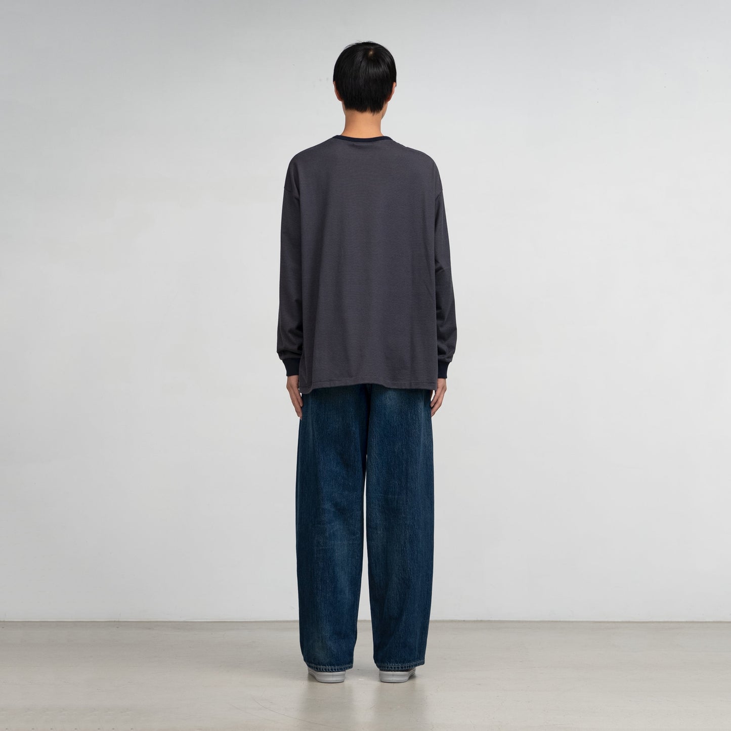 Graphpaper / Selvage Denim Two Tuck Pants -DARK FADE-