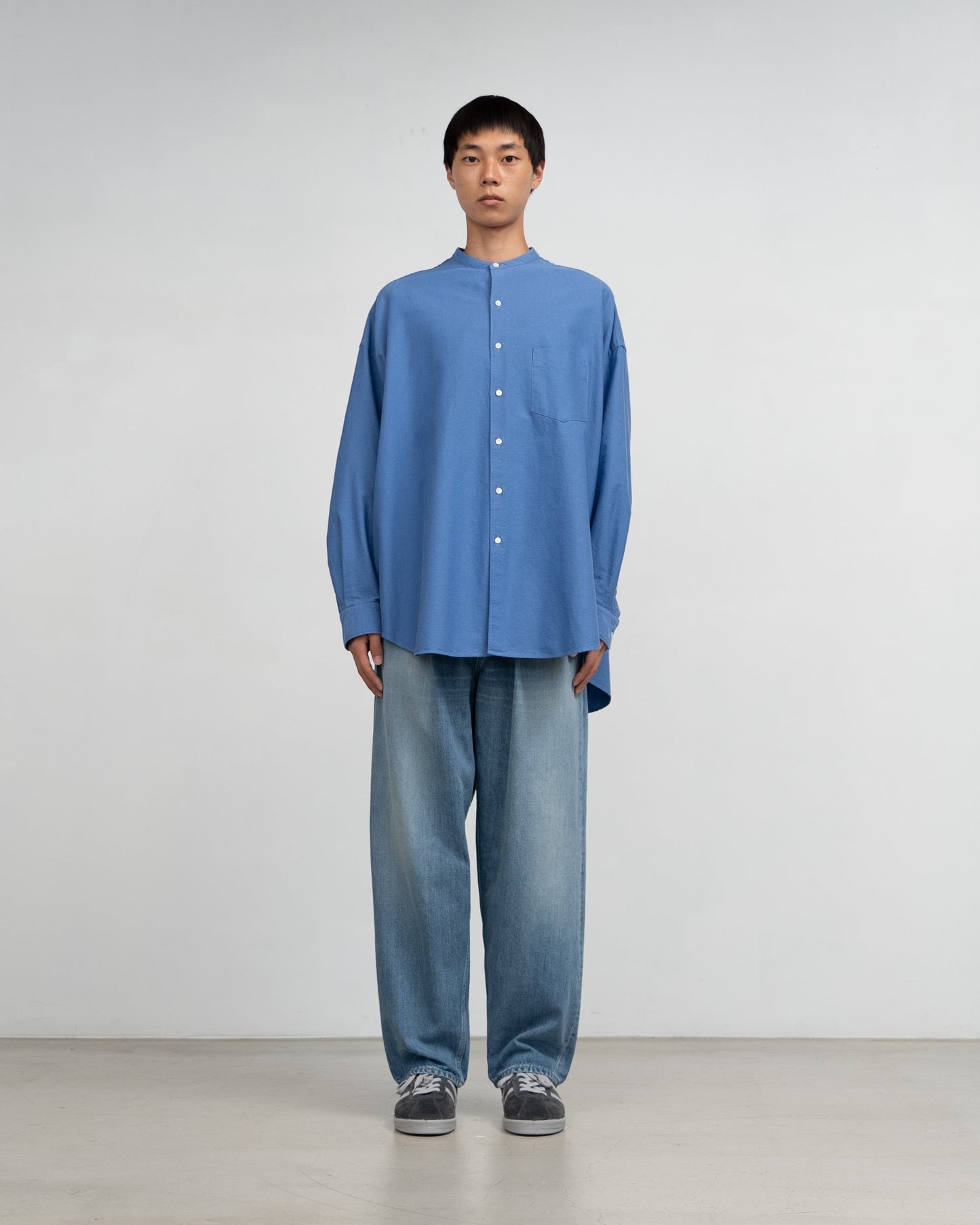 Graphpaper / Selvage Denim Two Tuck Pants -LIGHT FADE-