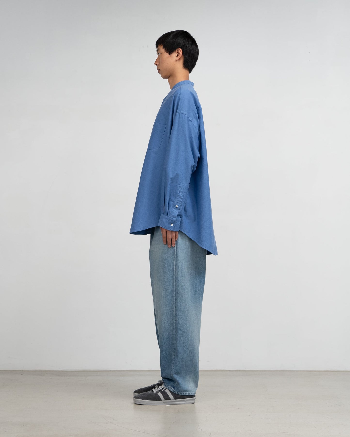 Graphpaper / Selvage Denim Two Tuck Pants -LIGHT FADE-