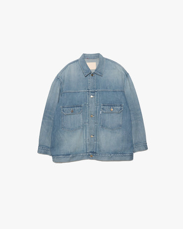 Graphpaper / Selvage Denim Jacket -LIGHT FADE-
