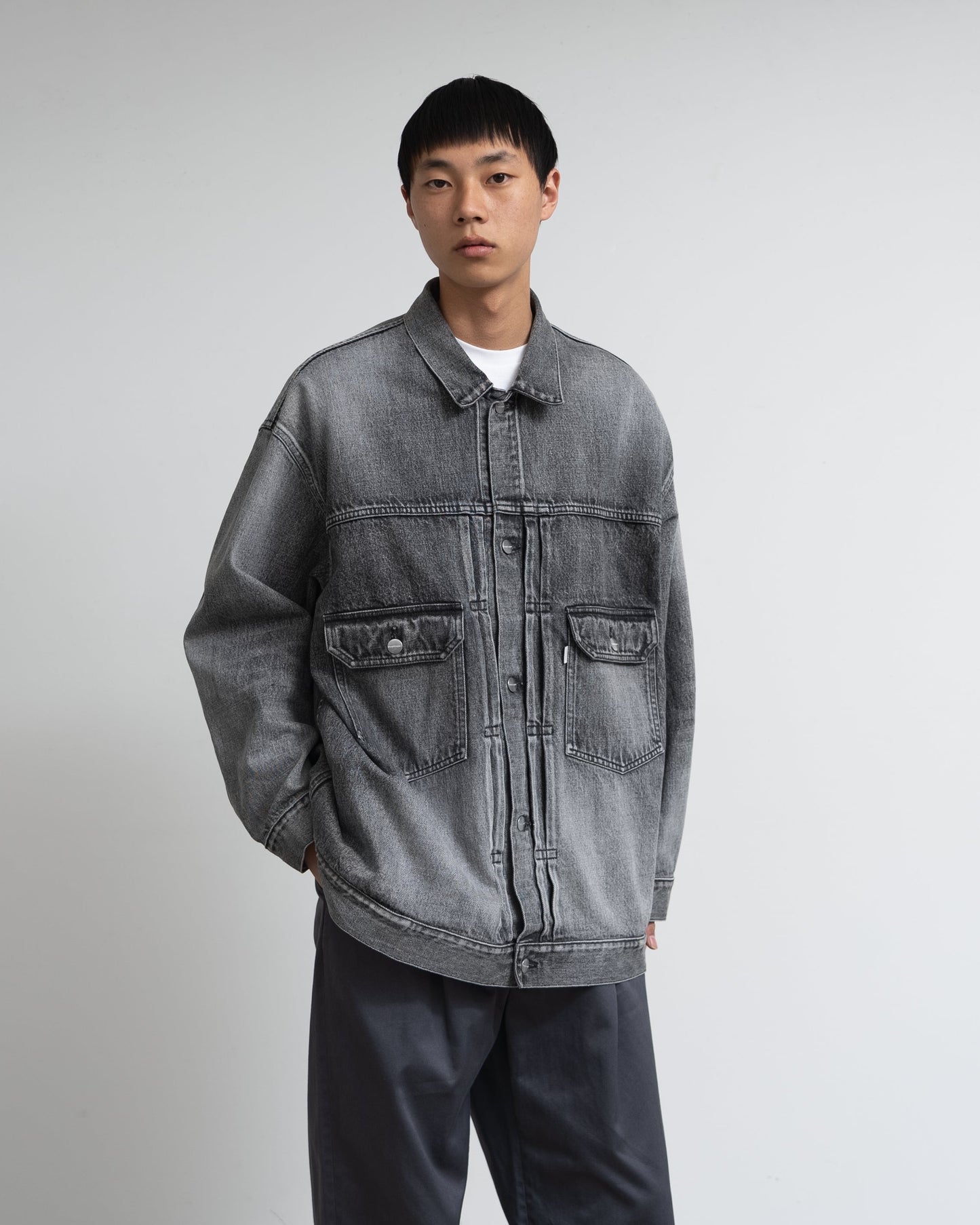 Graphpaper / Selvage Denim Jacket -LIGHT FADE-