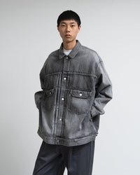 Graphpaper / Selvage Denim Jacket -LIGHT FADE-