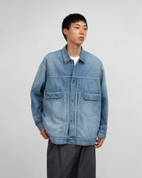 Graphpaper / Selvage Denim Jacket -LIGHT FADE-
