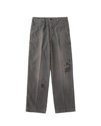 I.C.T. / WIDE CHINO PANTS CRASH