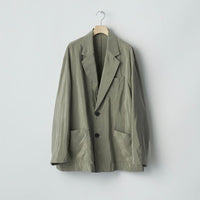 ssstein 25AW Silk/Nylon Single Breasted Jacket