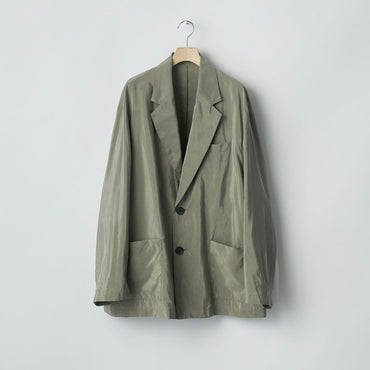 ssstein 25AW Silk/Nylon Single Breasted Jacket