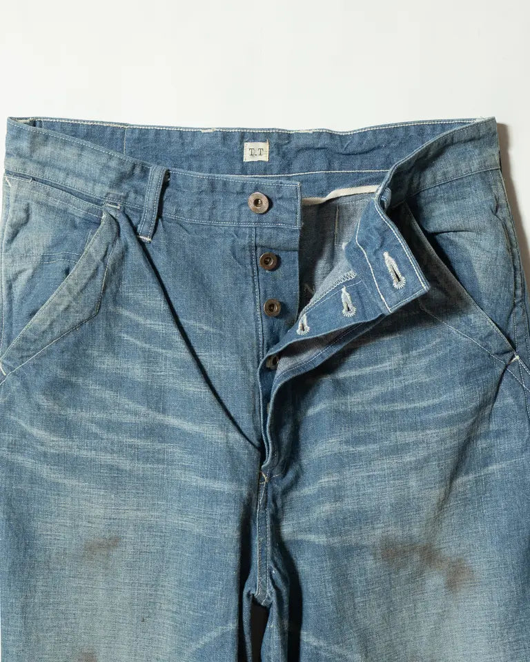 T.T. 26SS LOT.717 PAINTER PANTS WITH BUCKLE