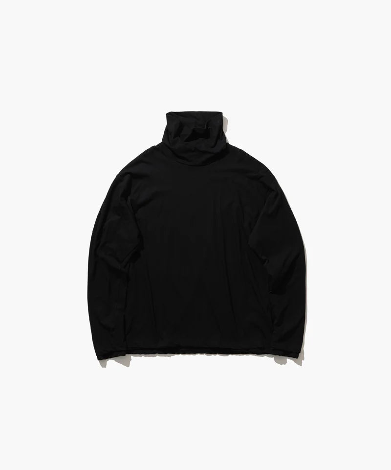 ATON 26AW FRESCA | LAYERED TURTLE NECK PULLOVER