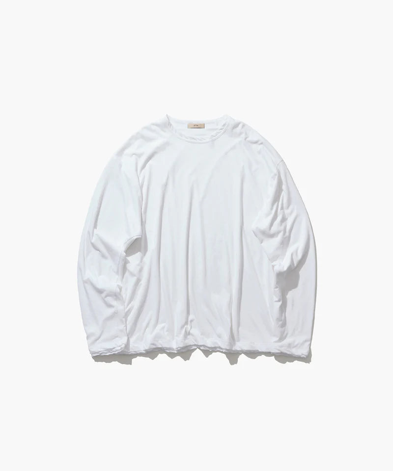 ATON 26AW FRESCA | LAYERED CREW NECK PULLOVER
