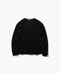 ATON 26AW FRESCA | LAYERED CREW NECK PULLOVER