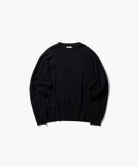 ATON 26AW SMOOTH SUVIN | HENRY NECK SWEATER
