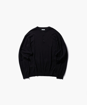 ATON 26AW SMOOTH SUVIN | HENRY NECK SWEATER