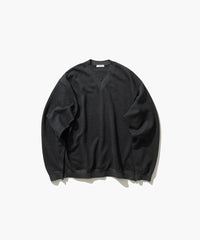 ATON 26AW COTTON CASHMERE JACQUARD | V-NECK SWEATER