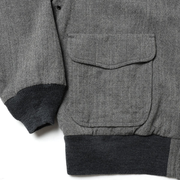 KAPTAIN SUNSHINE 26AW Wool Herringbone Flight Jacket