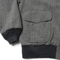 KAPTAIN SUNSHINE 26AW Wool Herringbone Flight Jacket